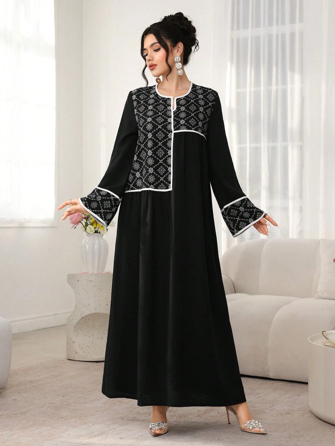Rochie maxi SHEIN, negru