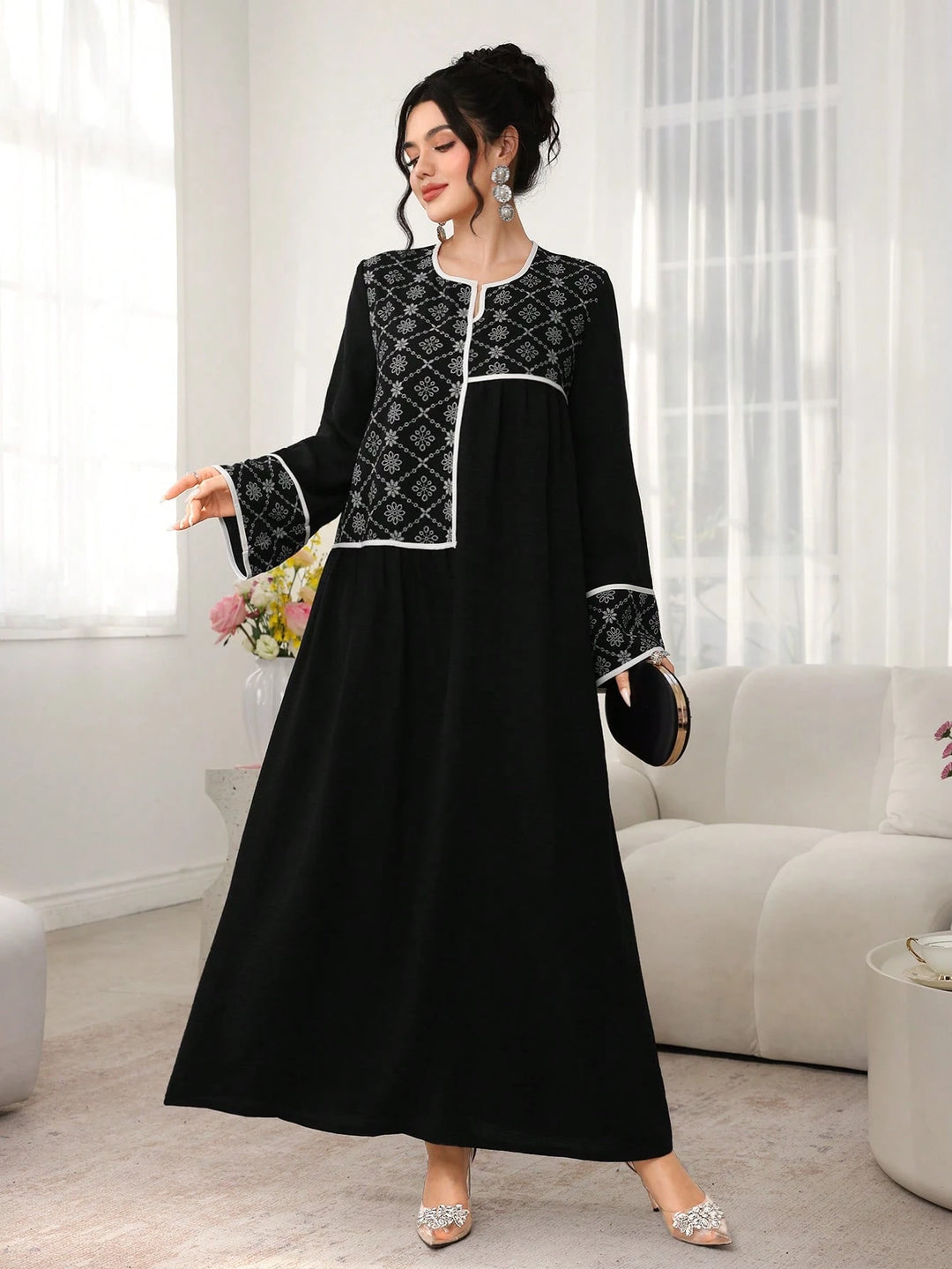 Rochie maxi SHEIN, negru