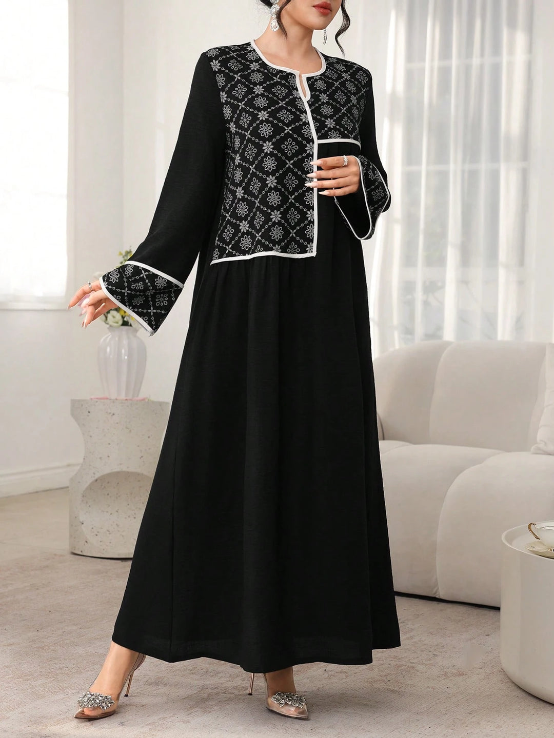Rochie maxi SHEIN, negru