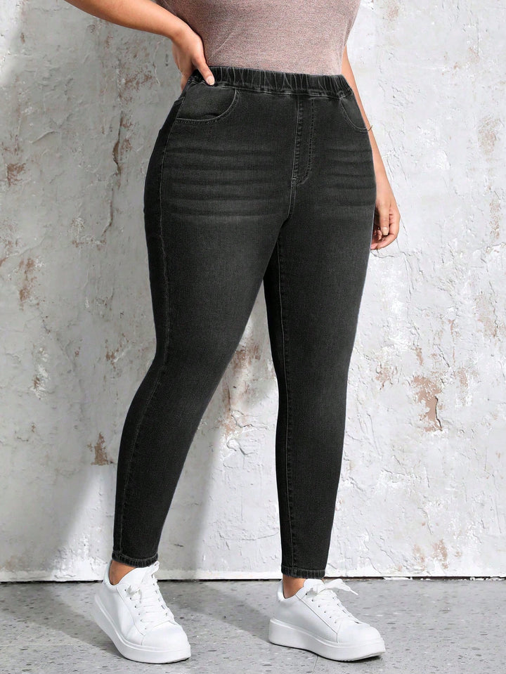 Jeans SHEIN, negru