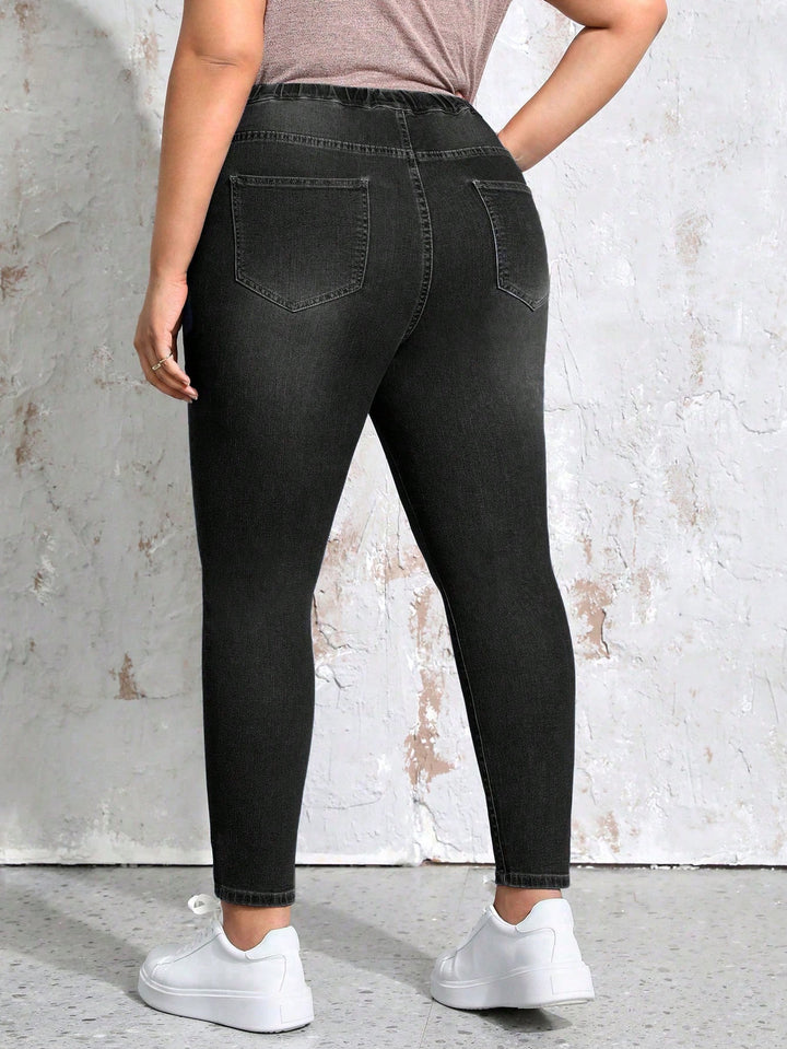 Jeans SHEIN, negru