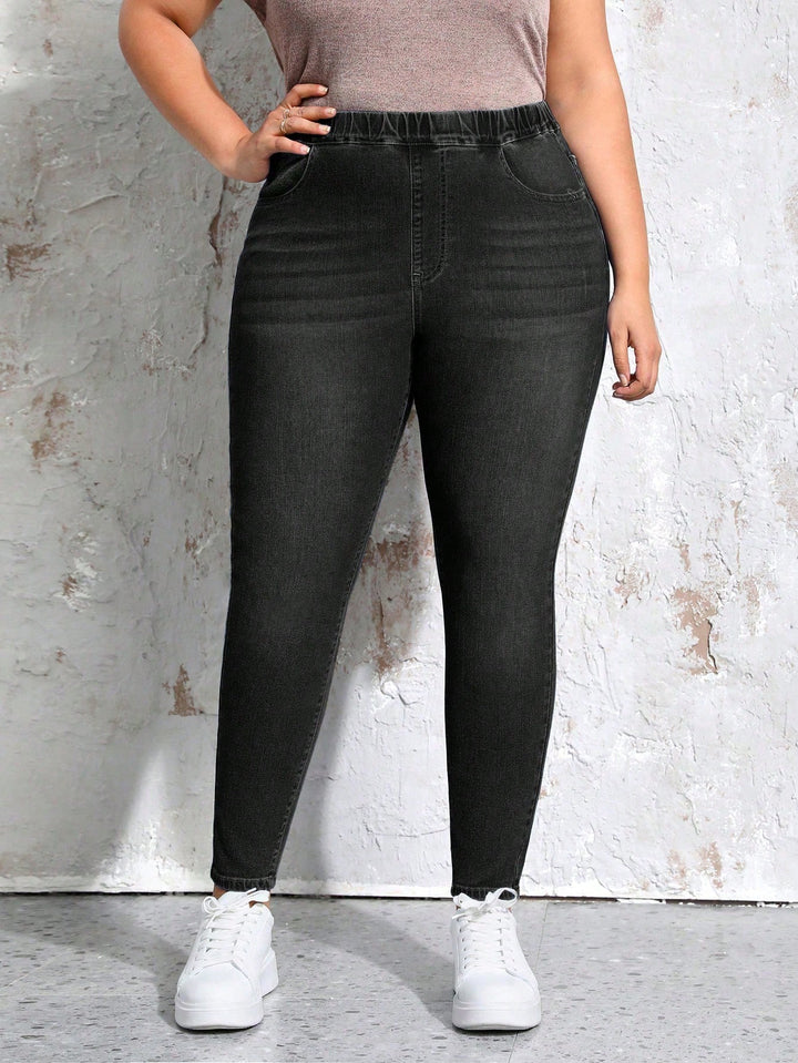 Jeans SHEIN, negru