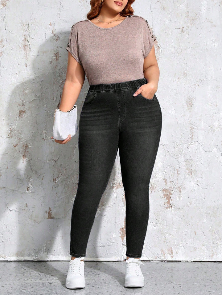 Jeans SHEIN, negru