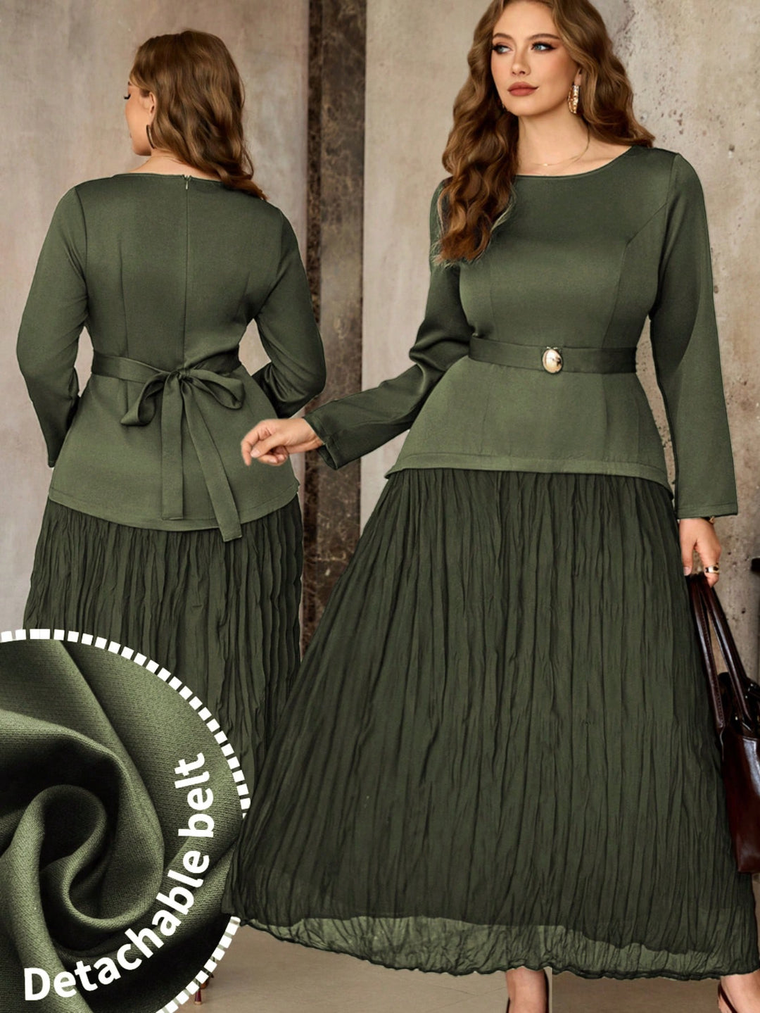 Rochie SHEIN, kaki
