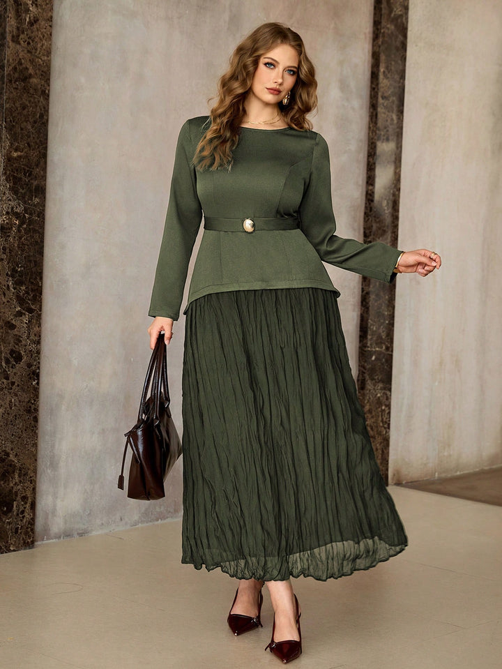 Rochie SHEIN, kaki