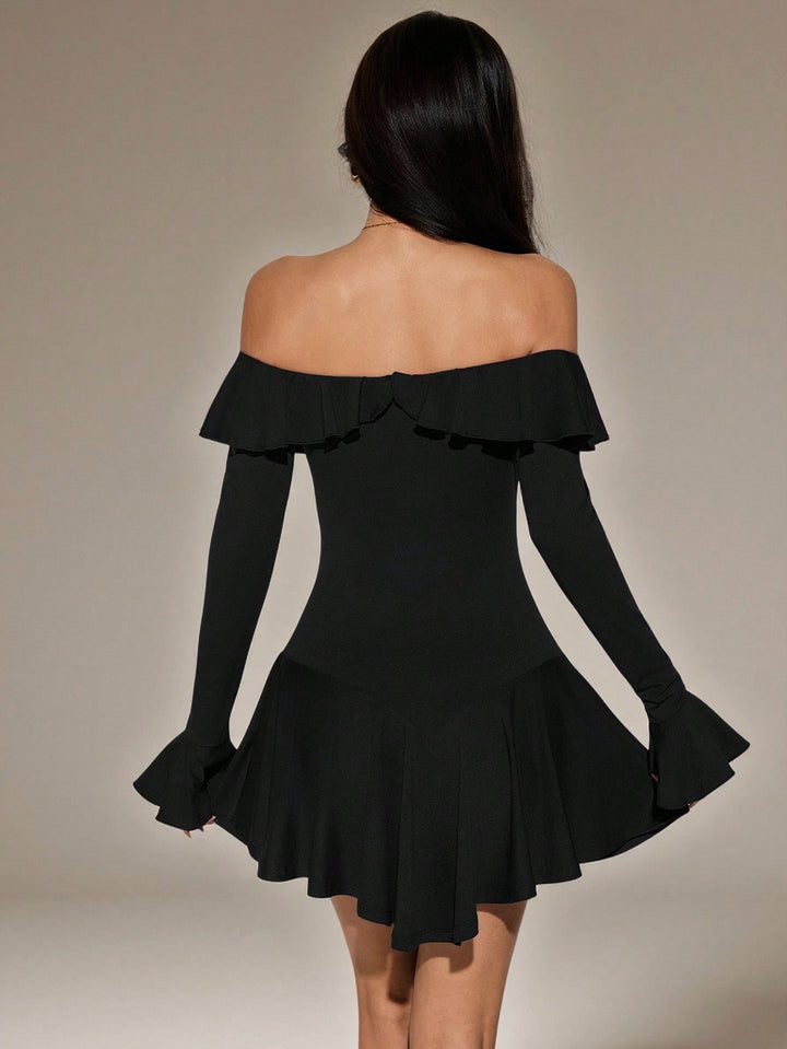 Rochie mini SHEIN, negru