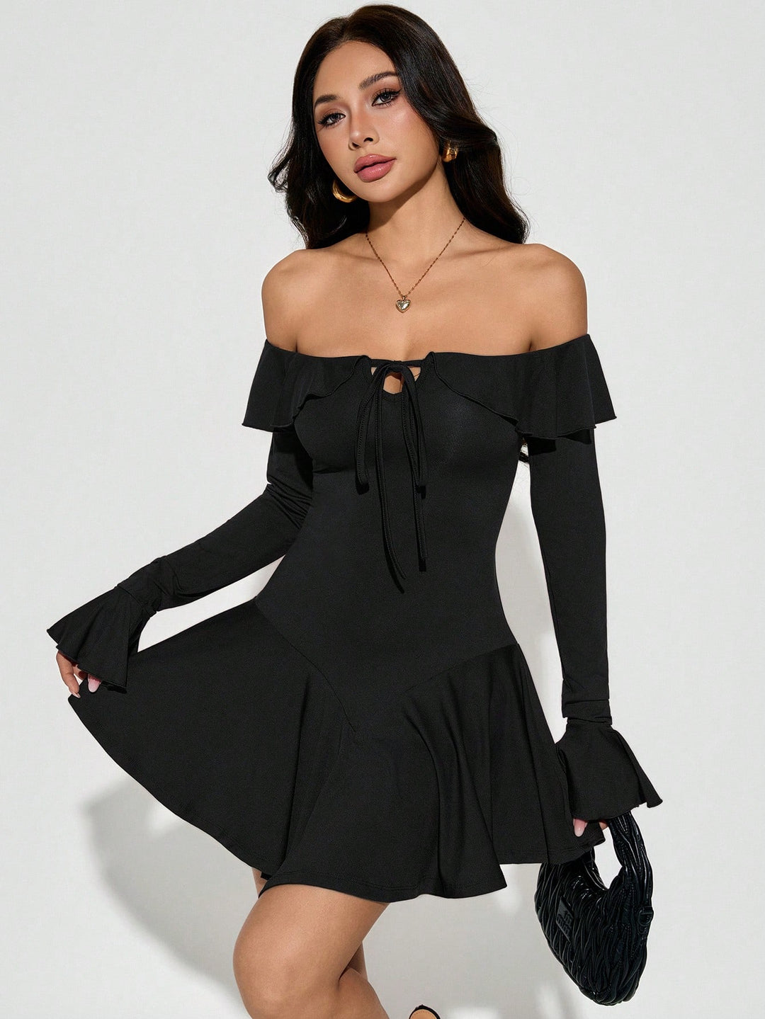 Rochie mini SHEIN, negru