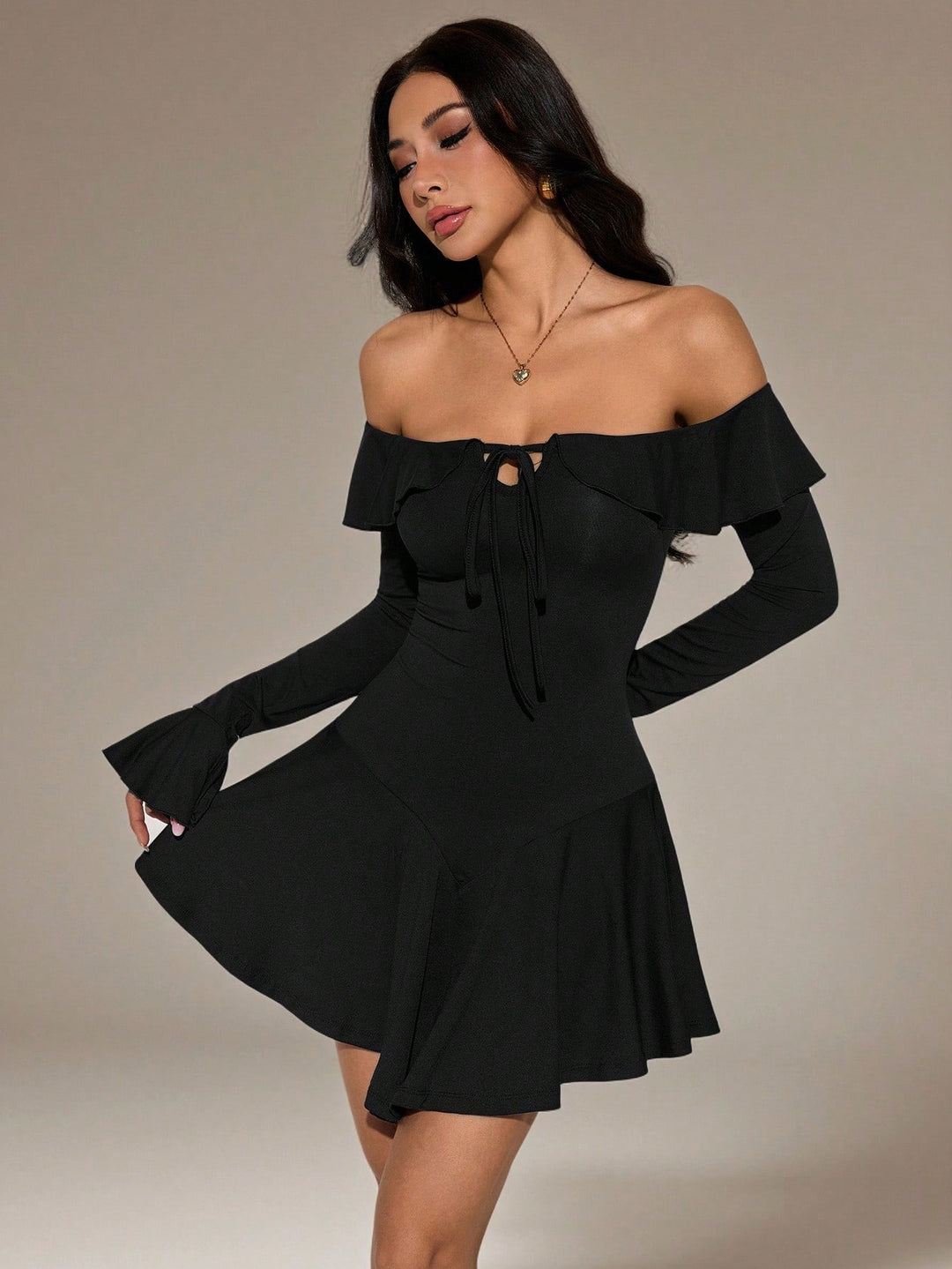 Rochie mini SHEIN, negru