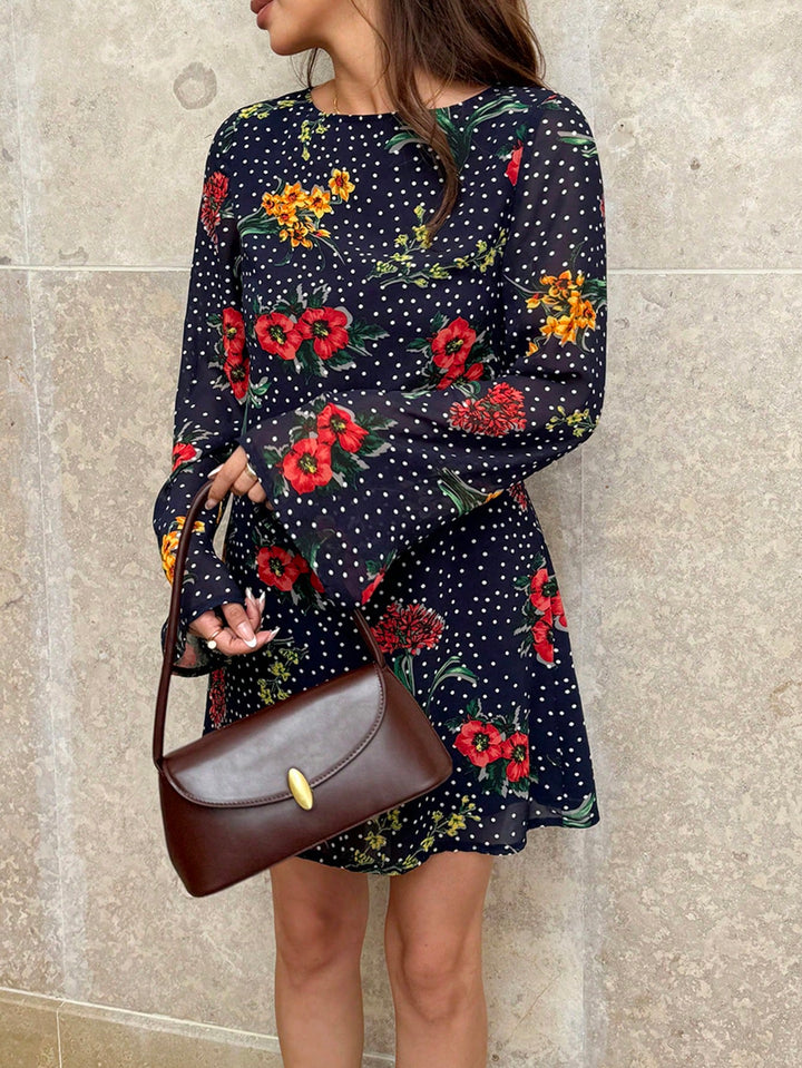 SHEIN mini ruha, kék