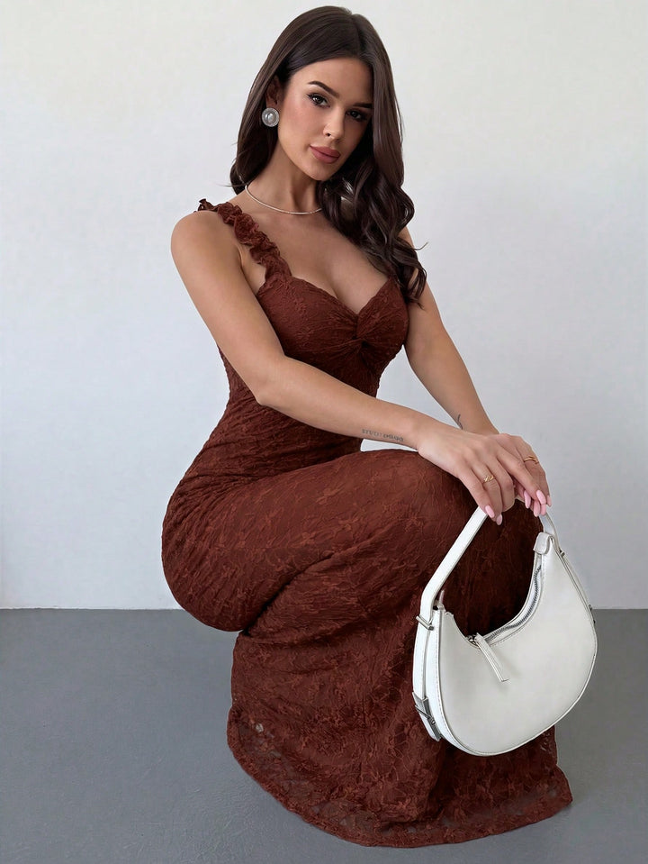 Rochie maxi SHEIN, vișiniu