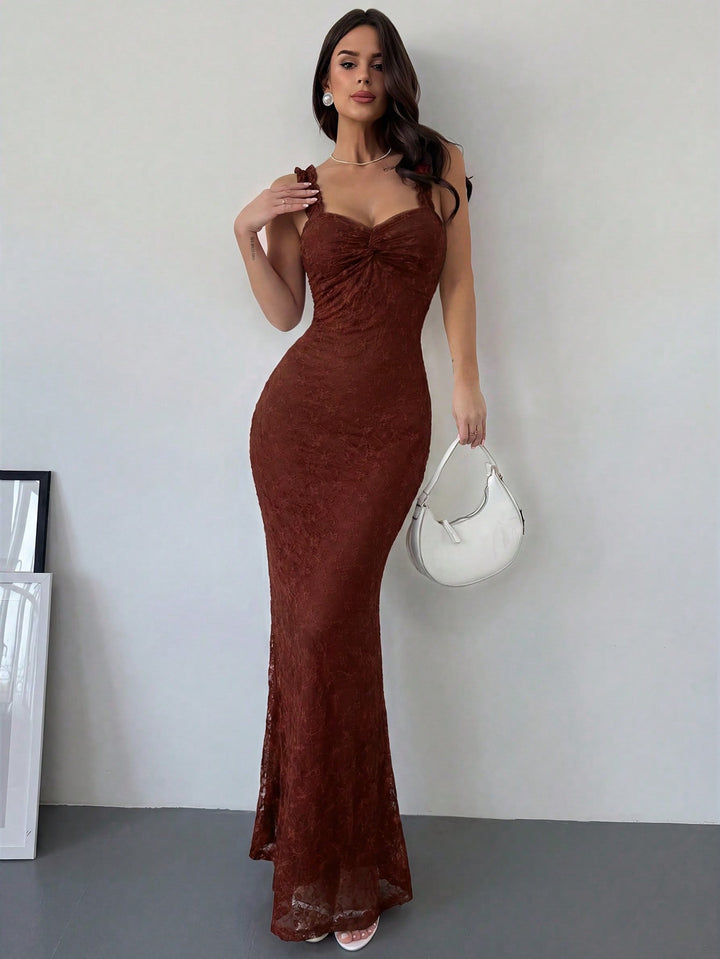 Rochie maxi SHEIN, vișiniu