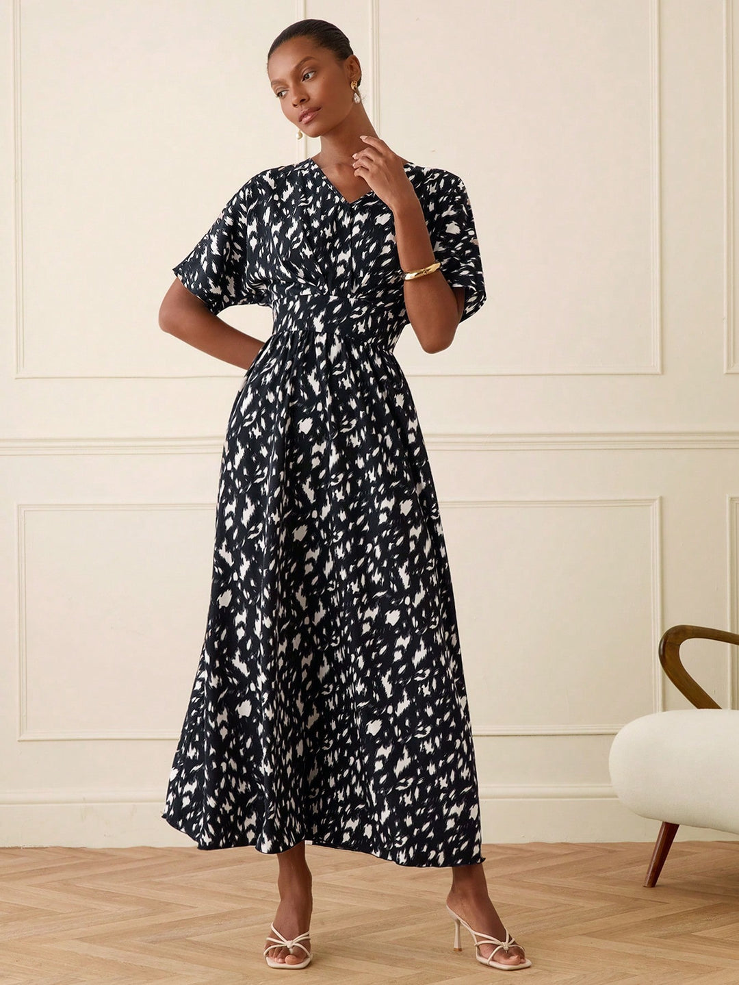 Rochie maxi SHEIN, negru