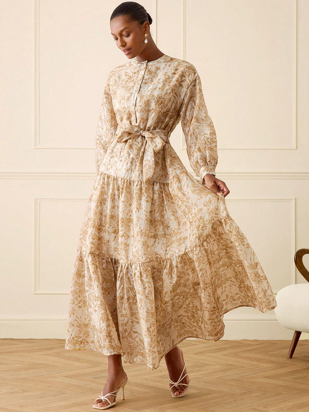 Rochie maxi SHEIN, mix culori