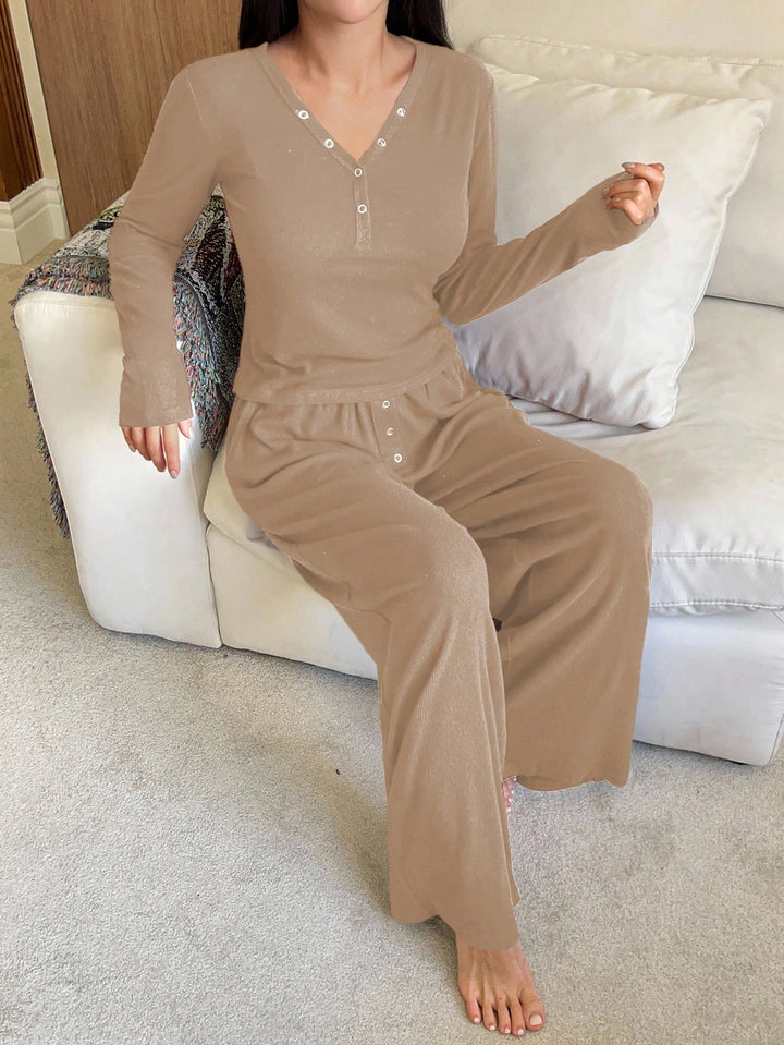 SHEIN pizsama szett, khaki