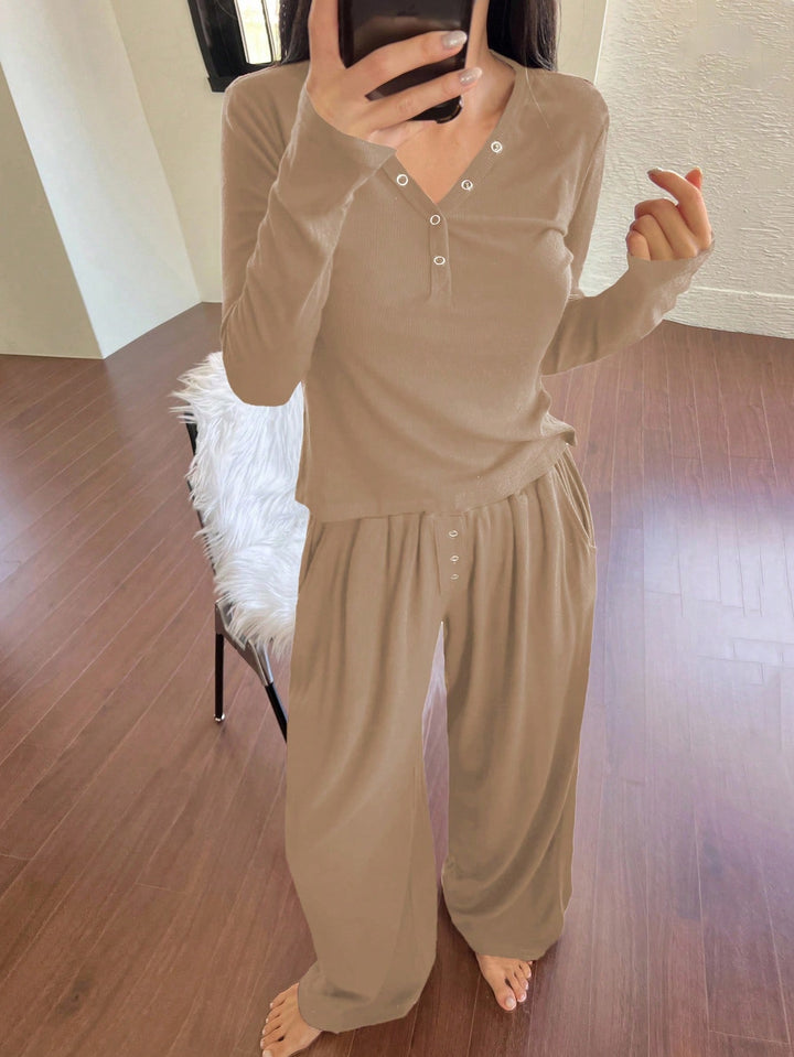 SHEIN pizsama szett, khaki