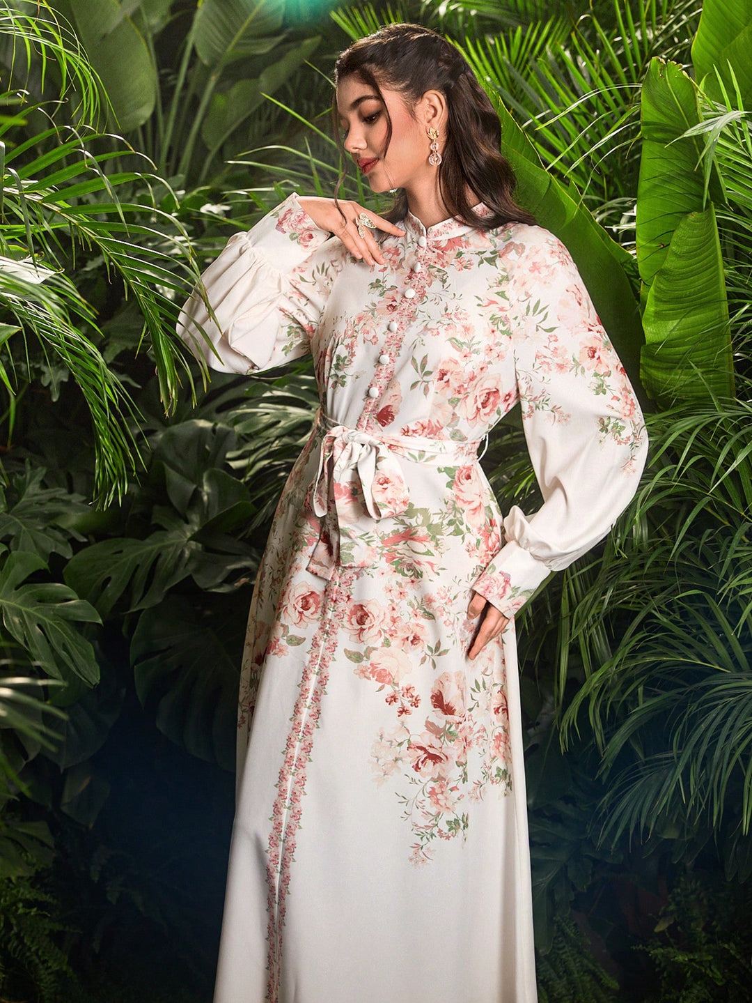 Rochie midi SHEIN, mix culori