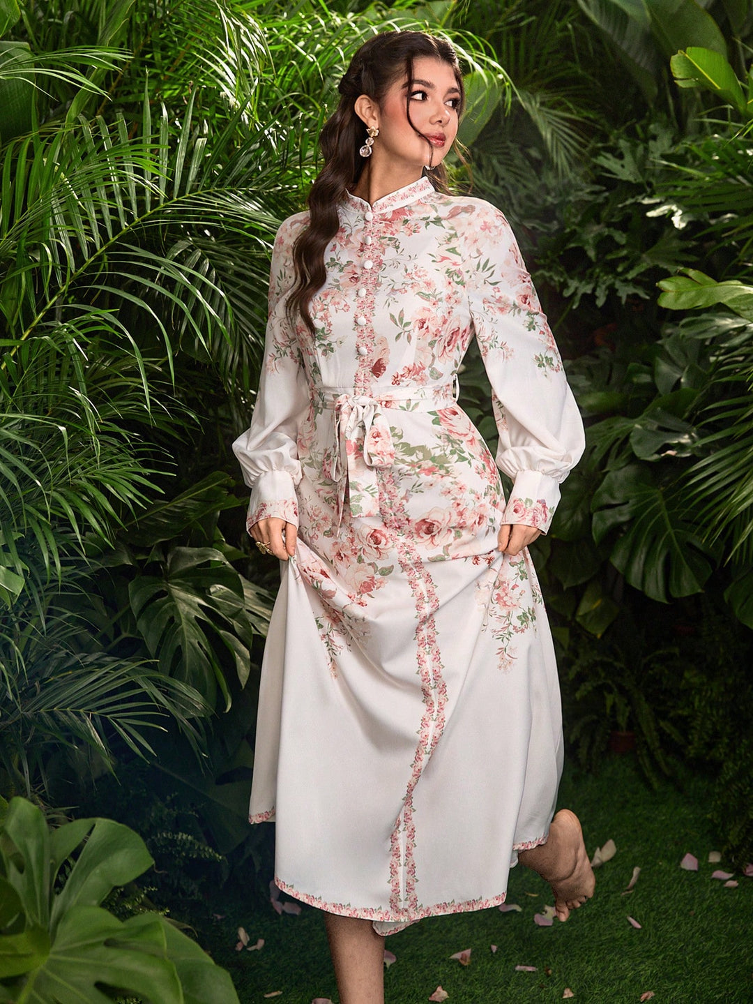 Rochie midi SHEIN, mix culori