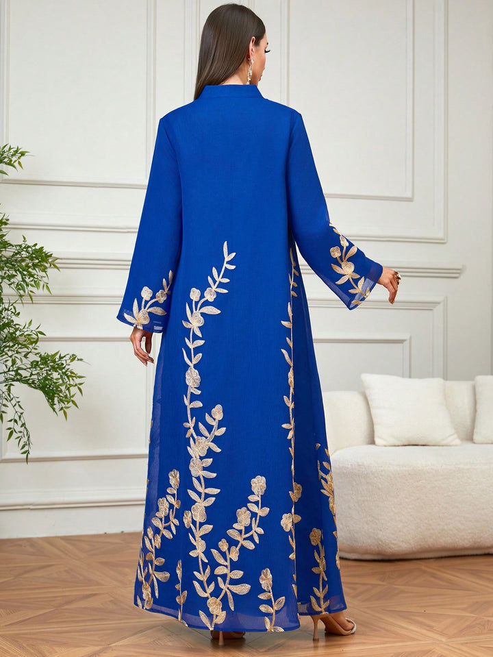 Set caftan și jalabiya SHEIN, albastru