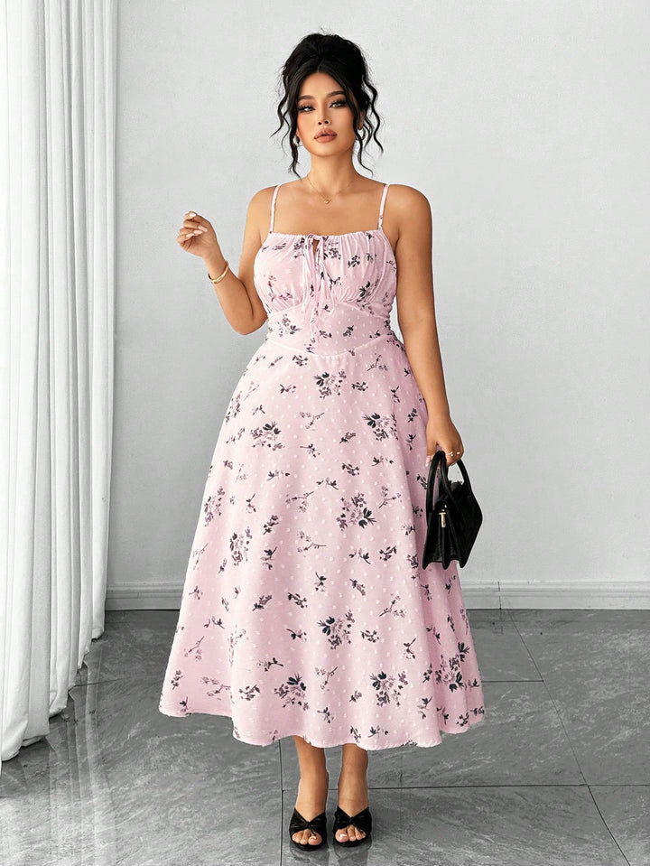Rochie maxi SHEIN, roz