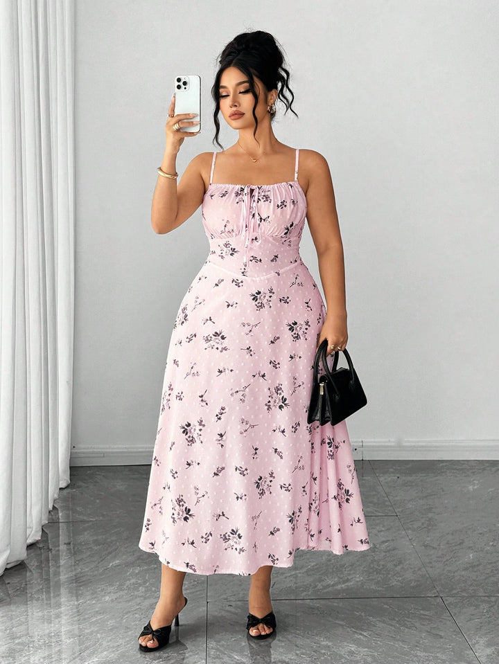 Rochie maxi SHEIN, roz