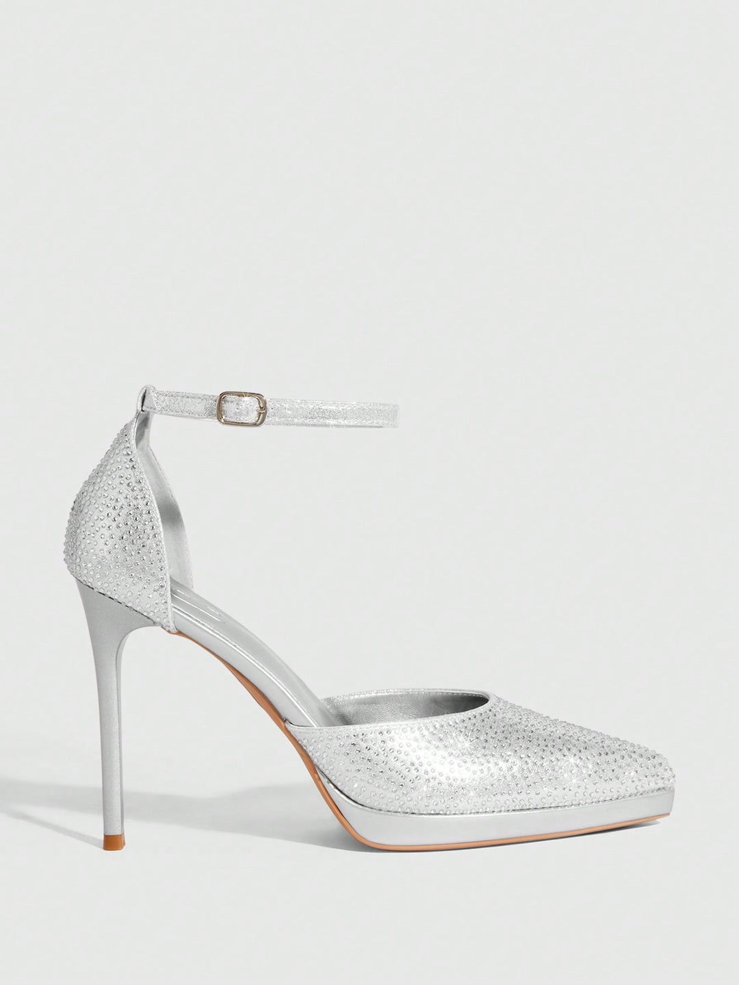 Pantofi cu toc SHEIN, ezüst