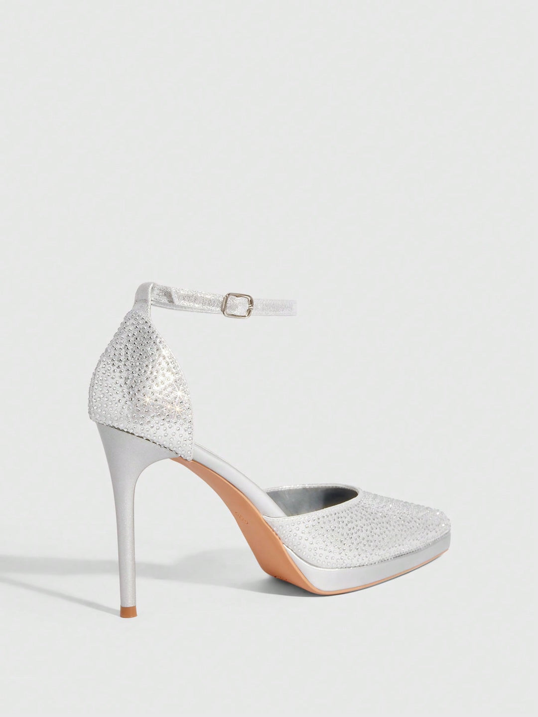Pantofi cu toc SHEIN, ezüst