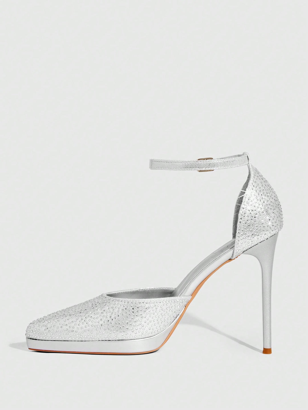 Pantofi cu toc SHEIN, ezüst