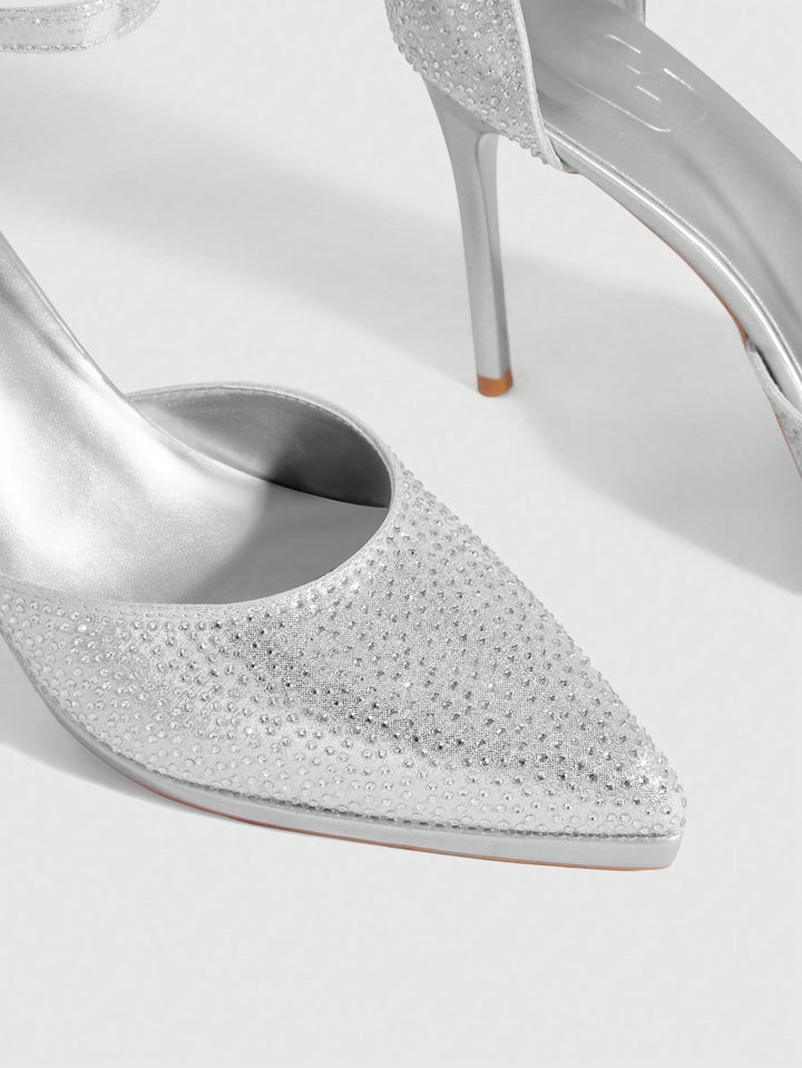 Pantofi cu toc SHEIN, ezüst