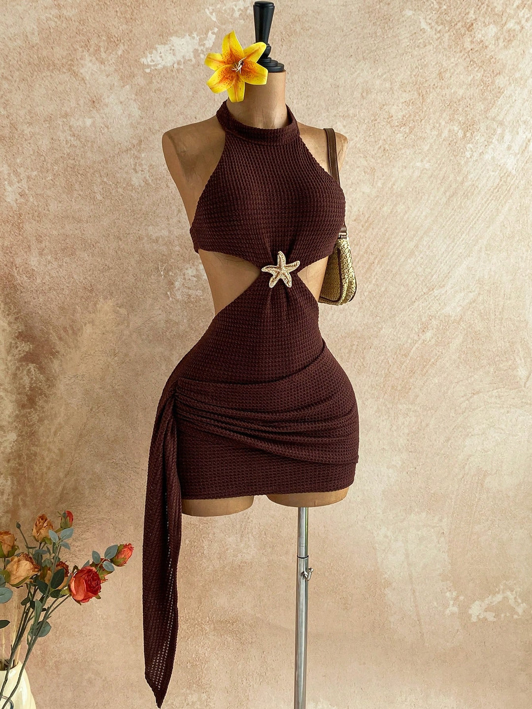 Rochie SHEIN, maro