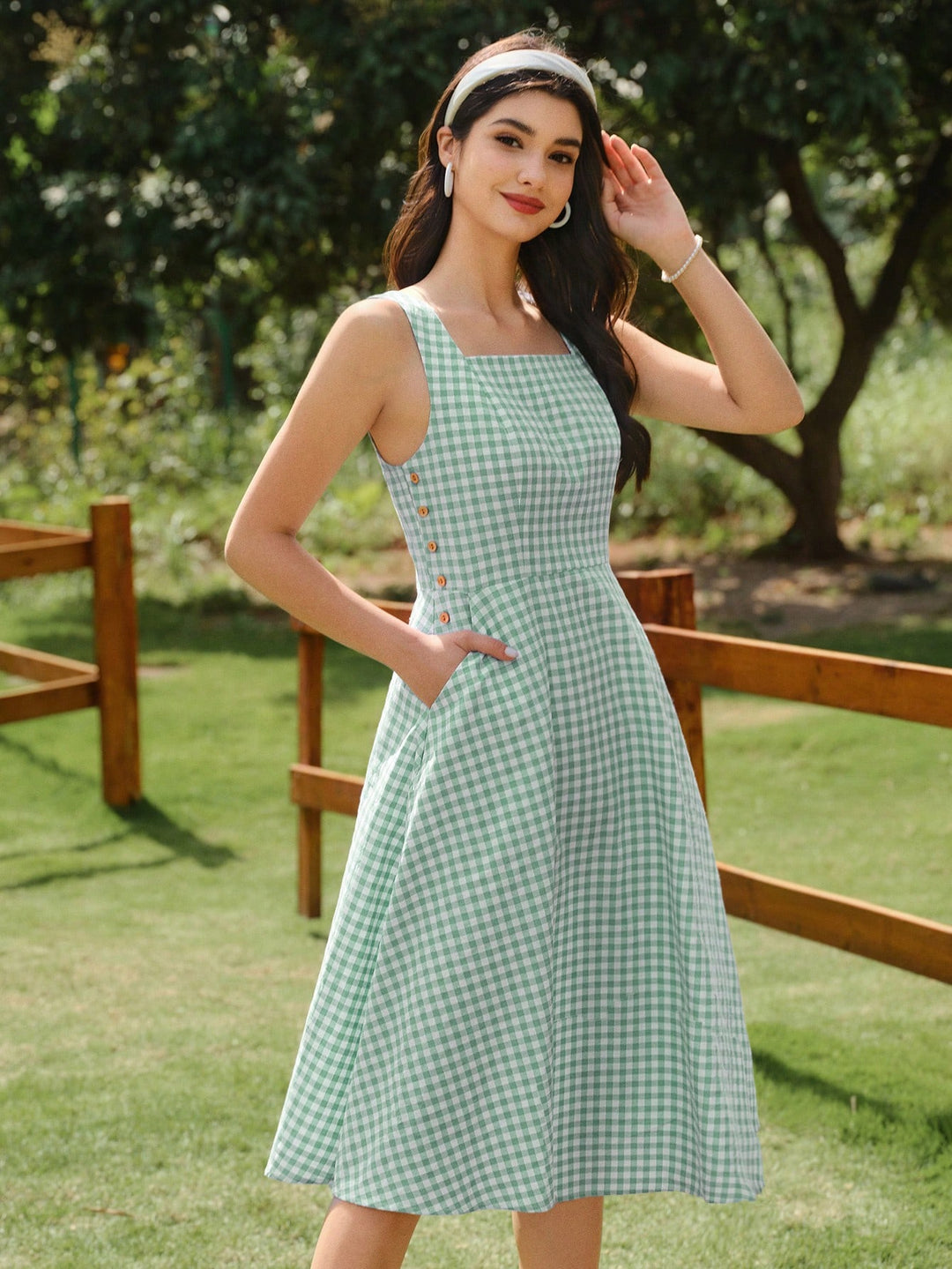 Rochie midi SHEIN, turcoaz