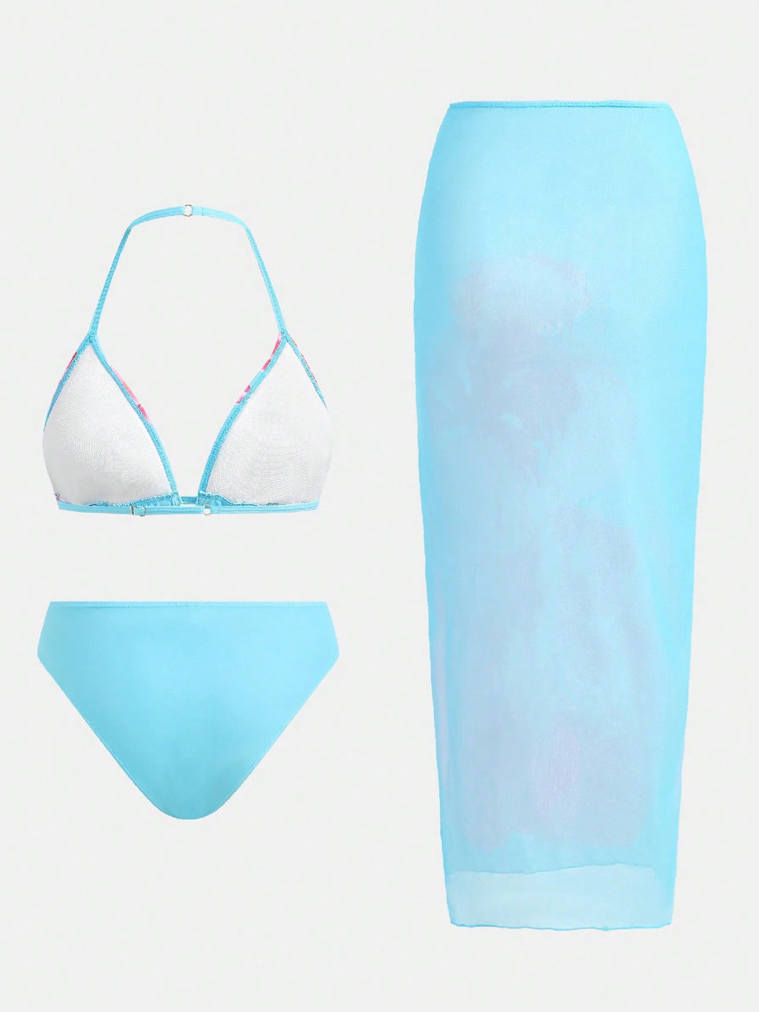 SHEIN bikini szett, kék