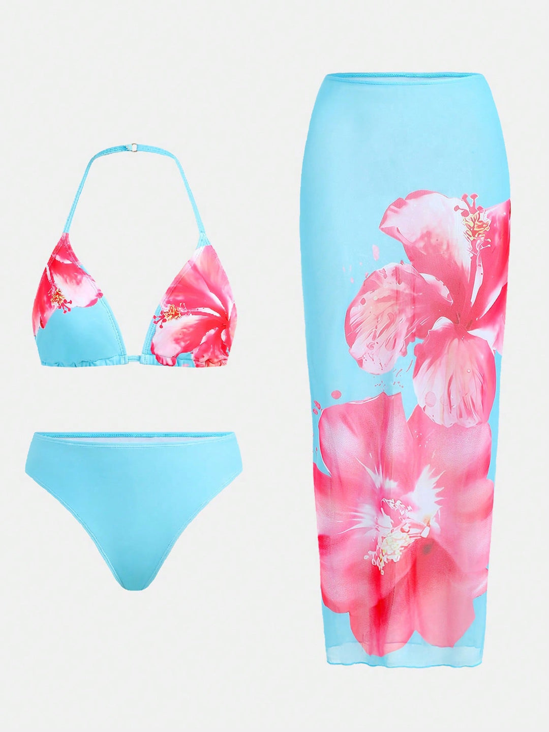 SHEIN bikini szett, kék