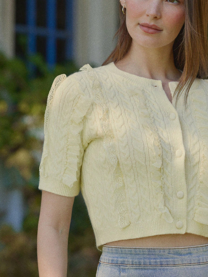 Cardigan SHEIN, alb