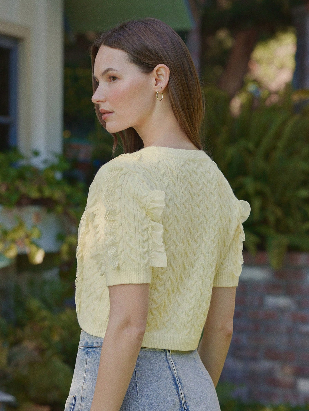 Cardigan SHEIN, alb