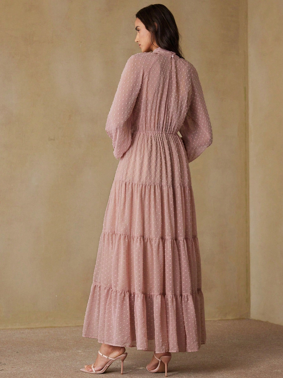 Rochie maxi SHEIN, roz