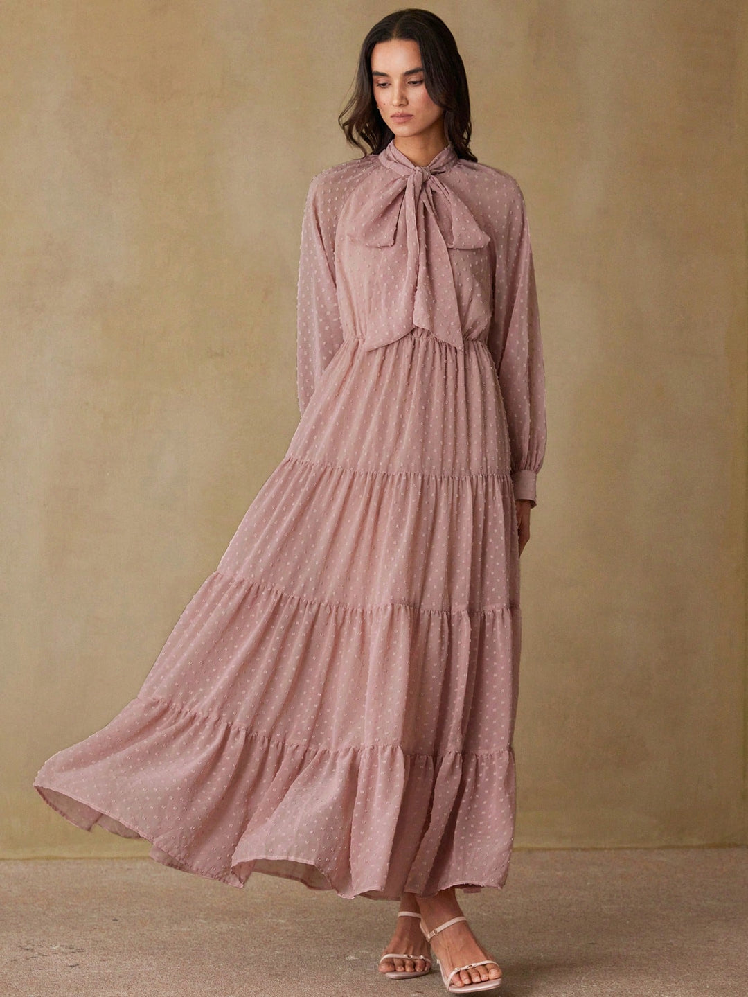 Rochie maxi SHEIN, roz
