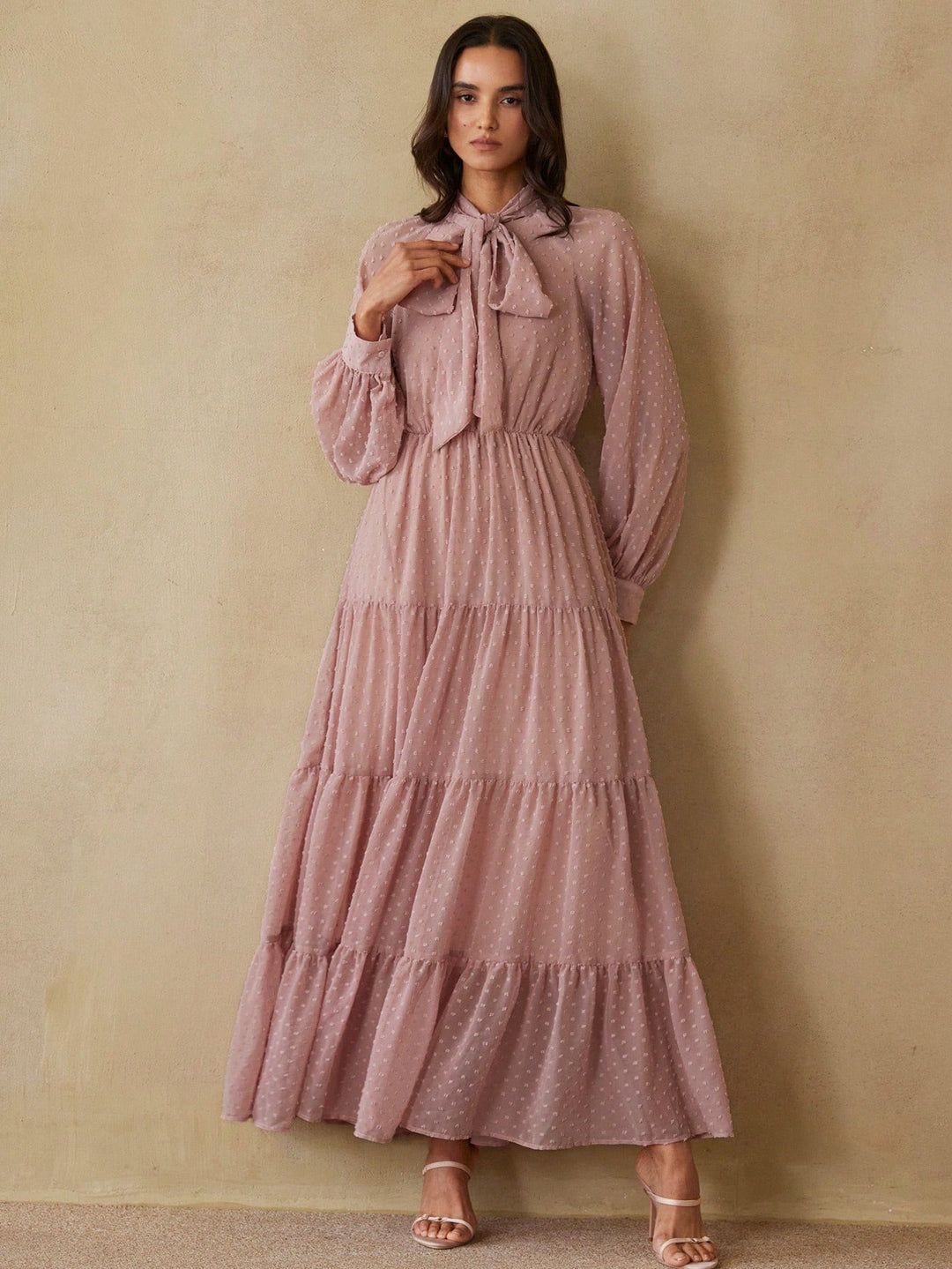Rochie maxi SHEIN, roz
