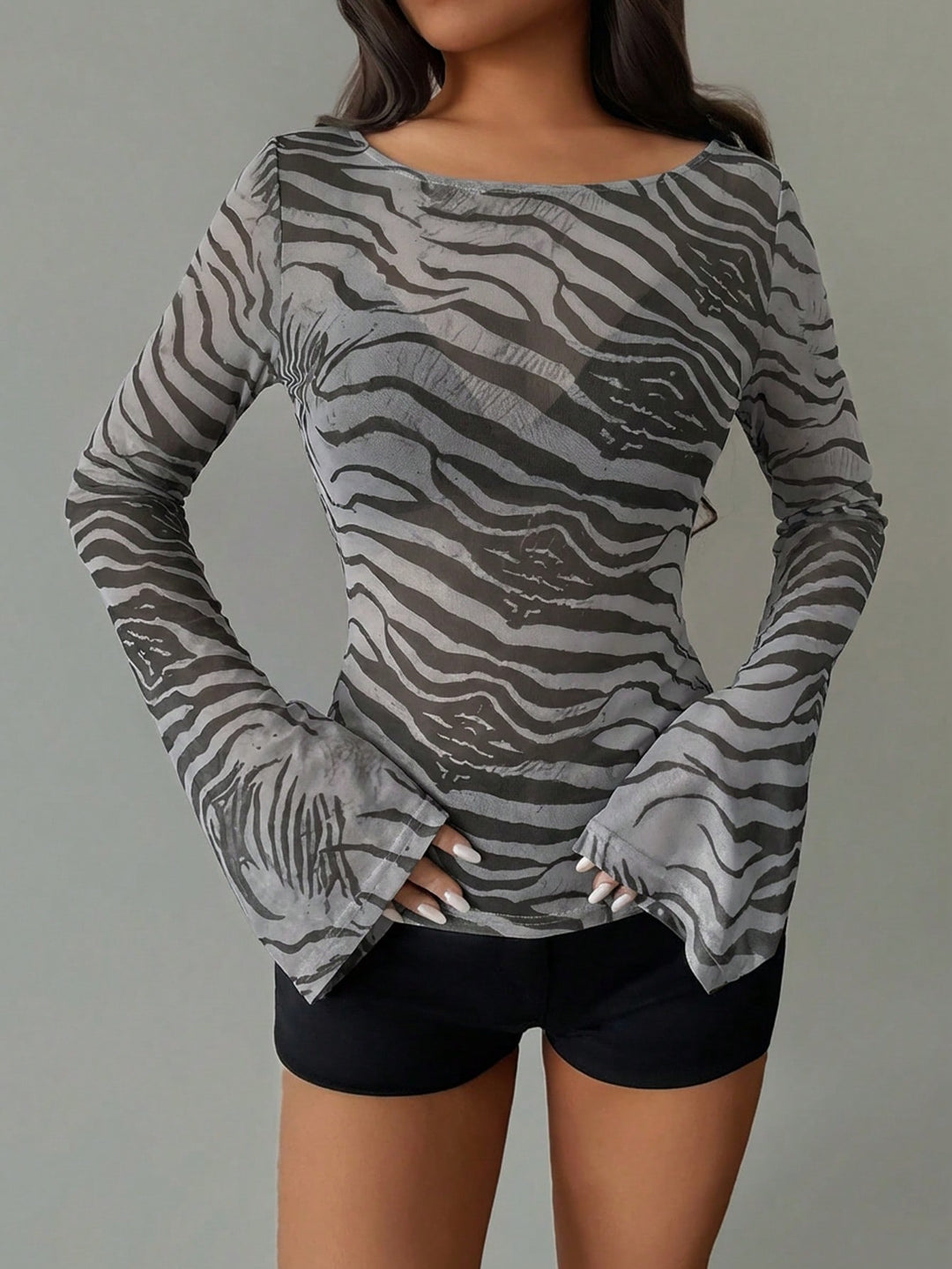Top SHEIN, gri