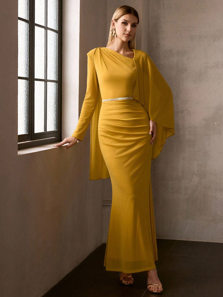 Rochie de ocazie SHEIN, galben