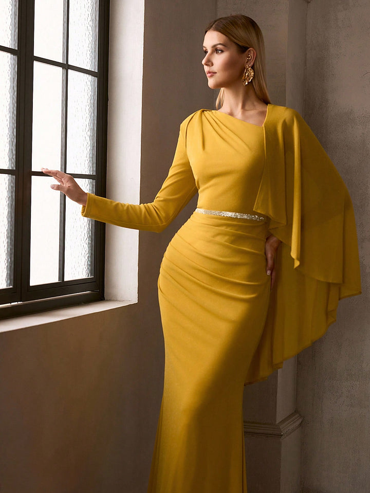 Rochie de ocazie SHEIN, galben