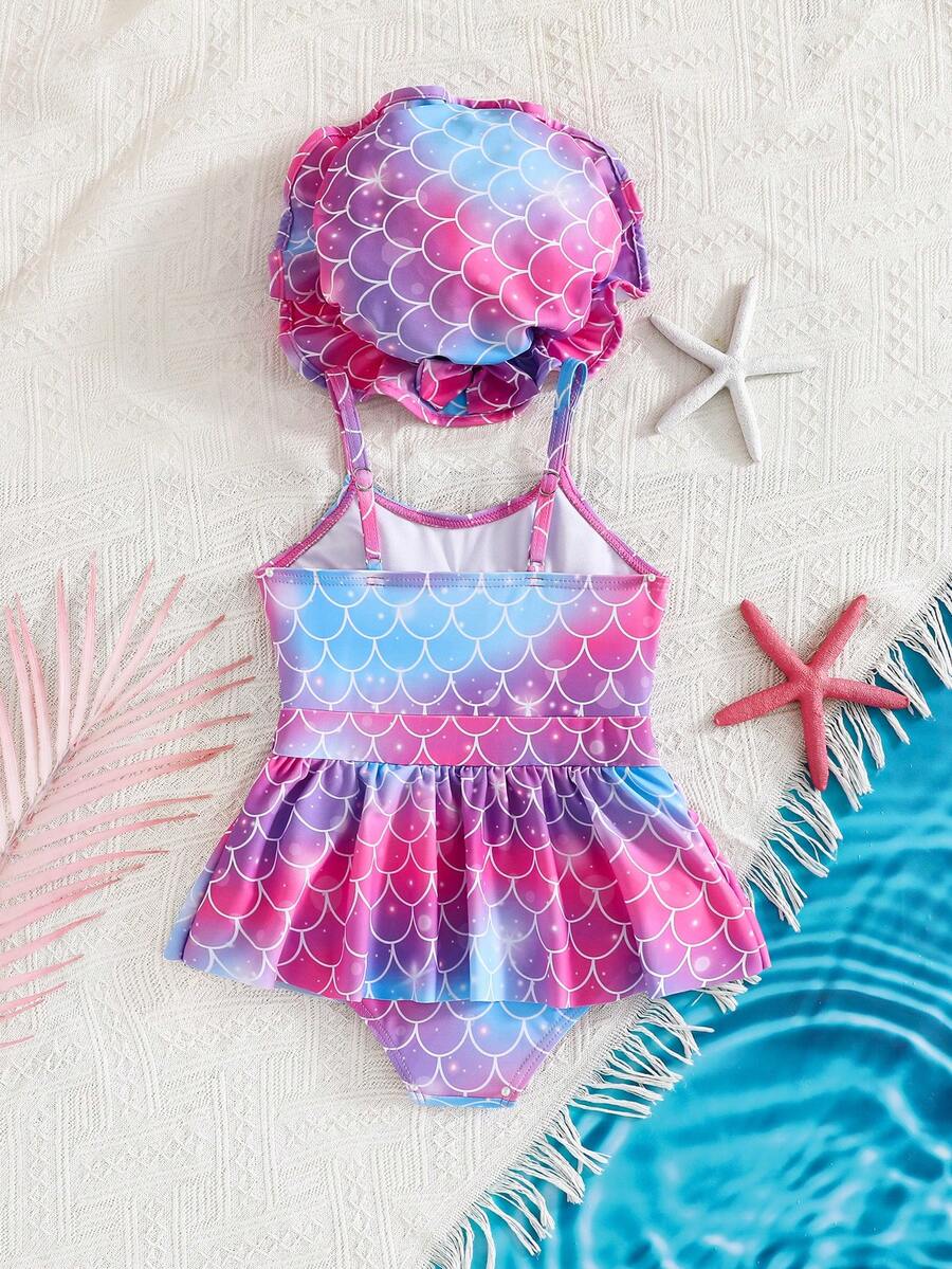 Costum de baie întreg SHEIN, mix culori