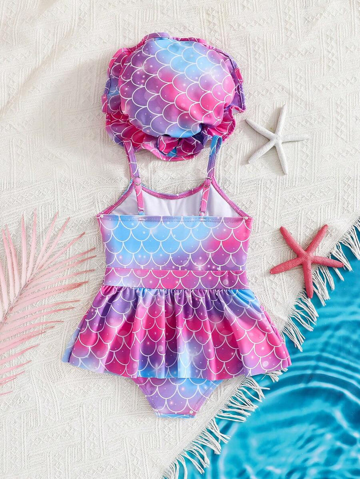 Costum de baie întreg SHEIN, mix culori