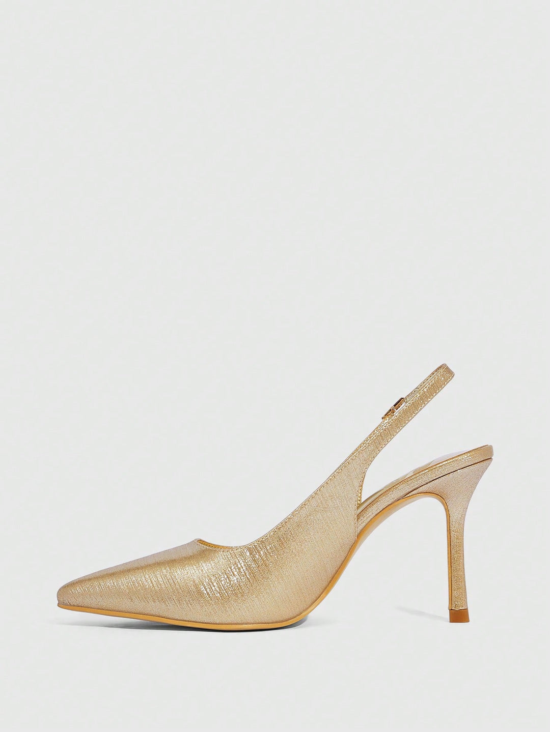 Pantofi cu toc SHEIN, auriu
