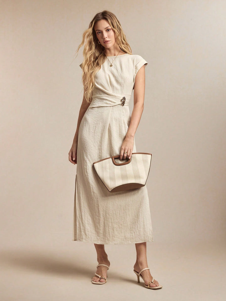 Rochie maxi SHEIN, portocaliu