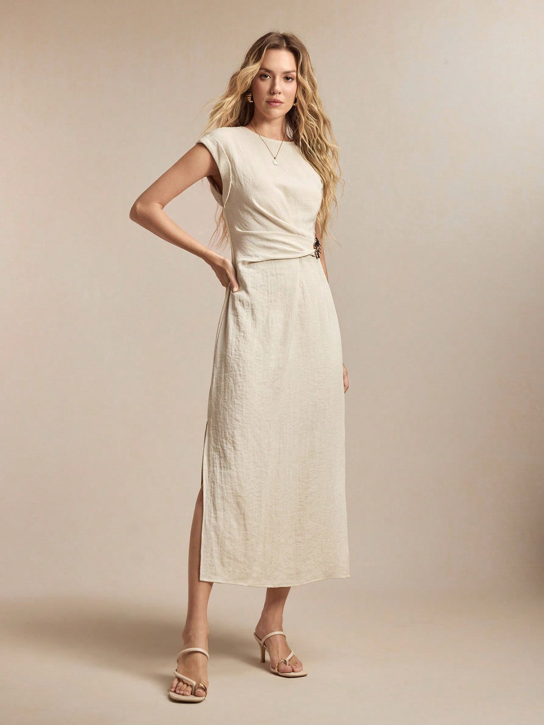 Rochie maxi SHEIN, portocaliu