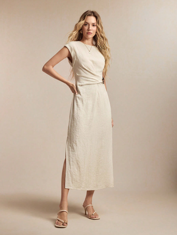 Rochie maxi SHEIN, portocaliu
