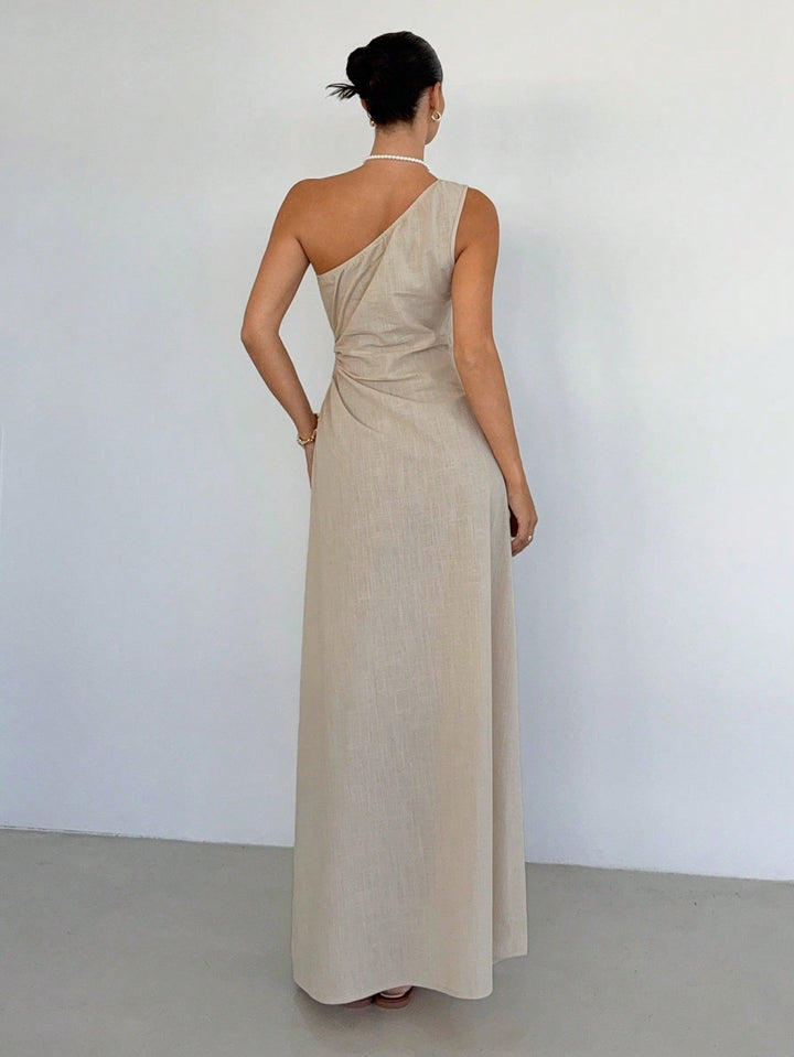 Rochie maxi SHEIN, bej