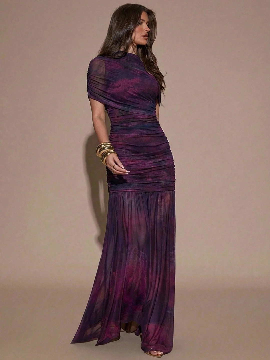 Rochie maxi SHEIN, mix culori