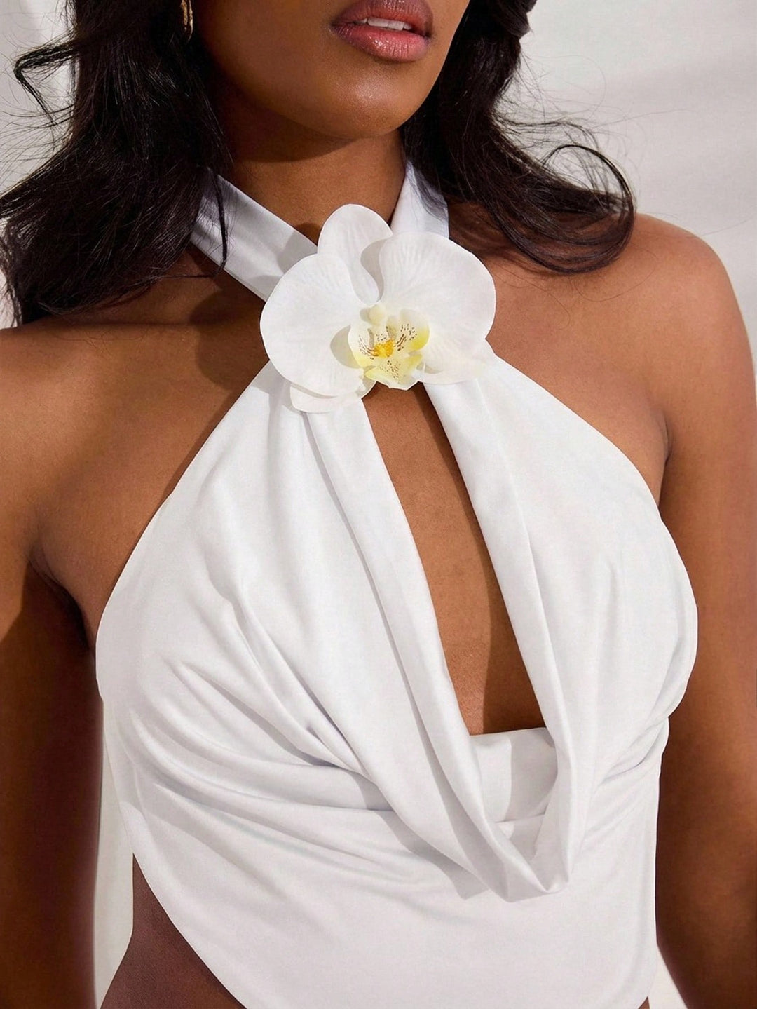 Top SHEIN, alb