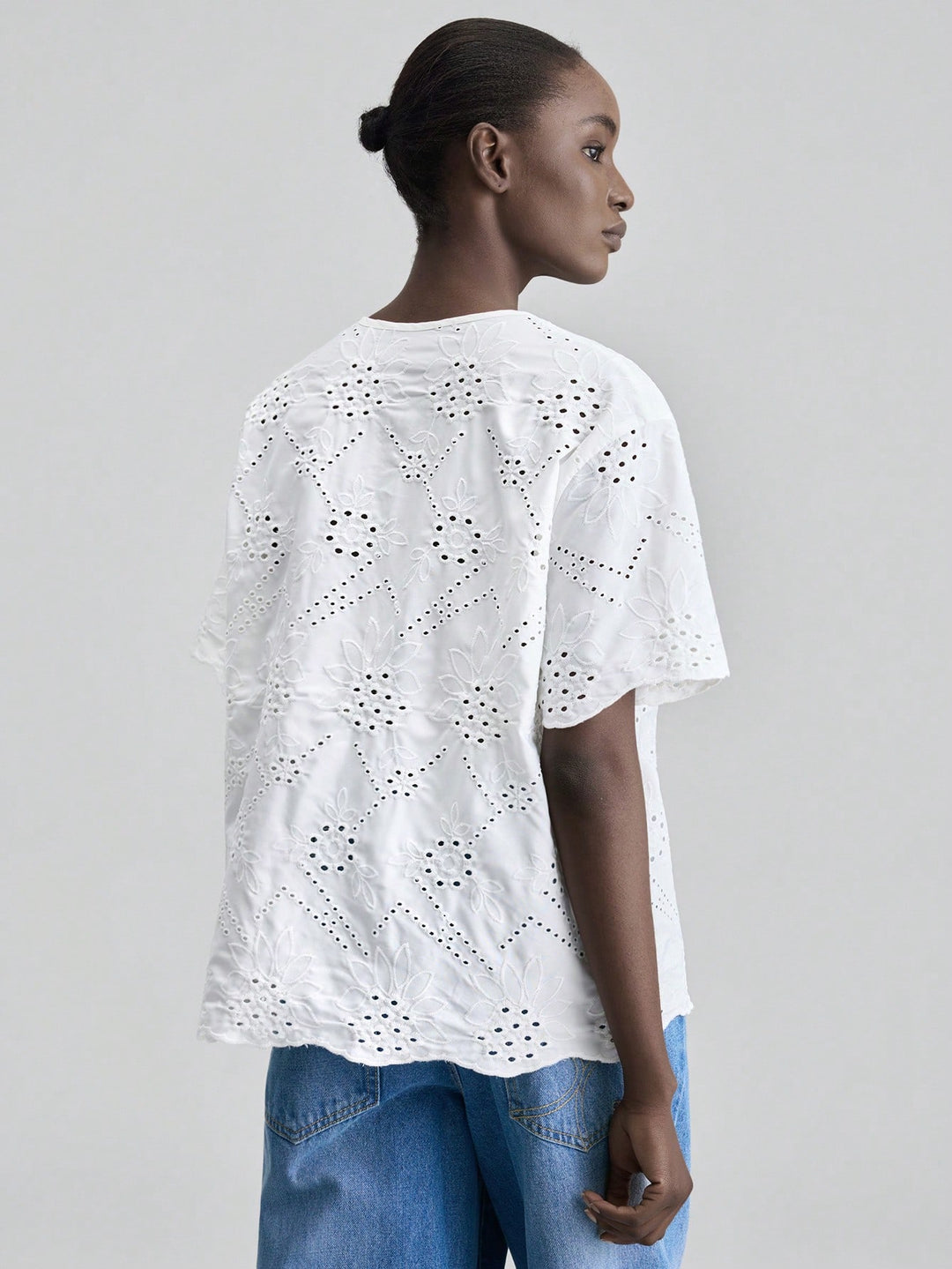 Top SHEIN, alb
